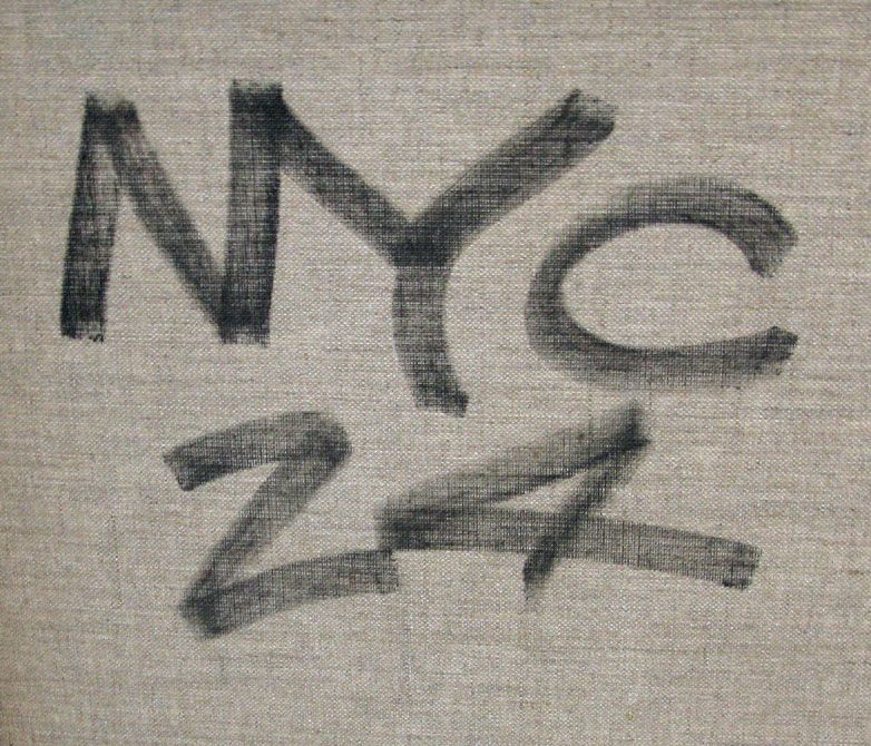 Tableau de KENY a pour titre NYC style graffiti, street art dim : KENYprix:1000