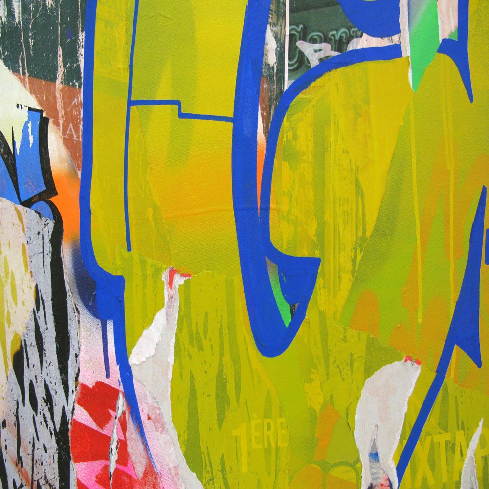 Tableau de KENY a pour titre Park live style graffiti, street art dim : KENYprix:550