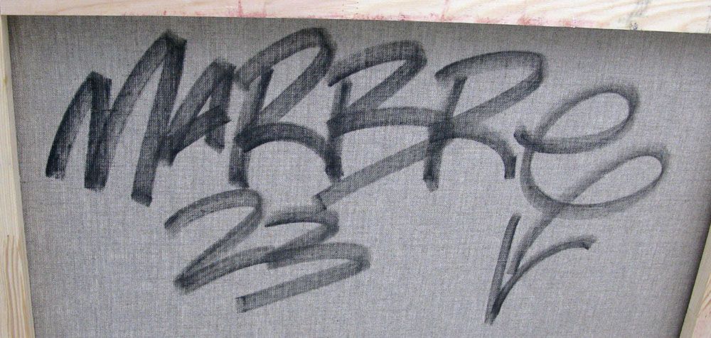 Tableau de KENY a pour titre Marbre style graffiti, street art dim : KENYprix:1000