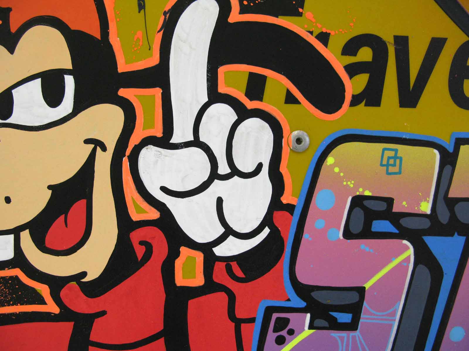 Tableau de KENY a pour titre Plaque street art style graffiti, street art dim : KENYprix:900
