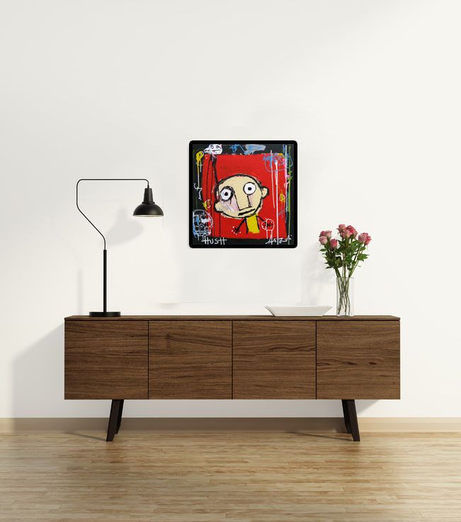 Tableau de LARBI ZAIDI a pour titre SANS TITRE 5 style street art dim : LARBI ZAIDIprix: