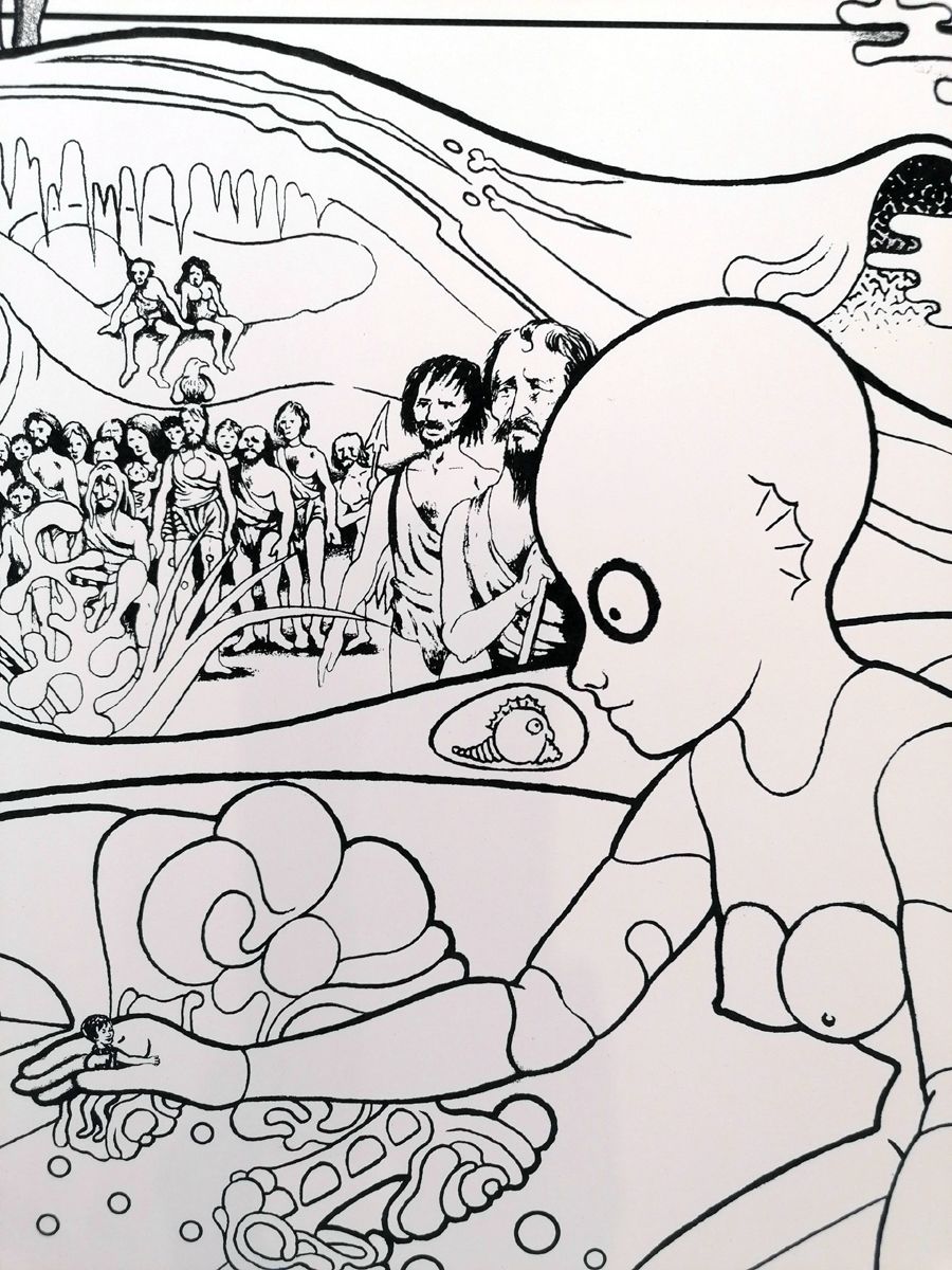 Editions d'art de CHUCK SPERRY a pour titre FANTASTIC PLANET BW TEST style figuratif dim : CHUCK SPERRYprix:400