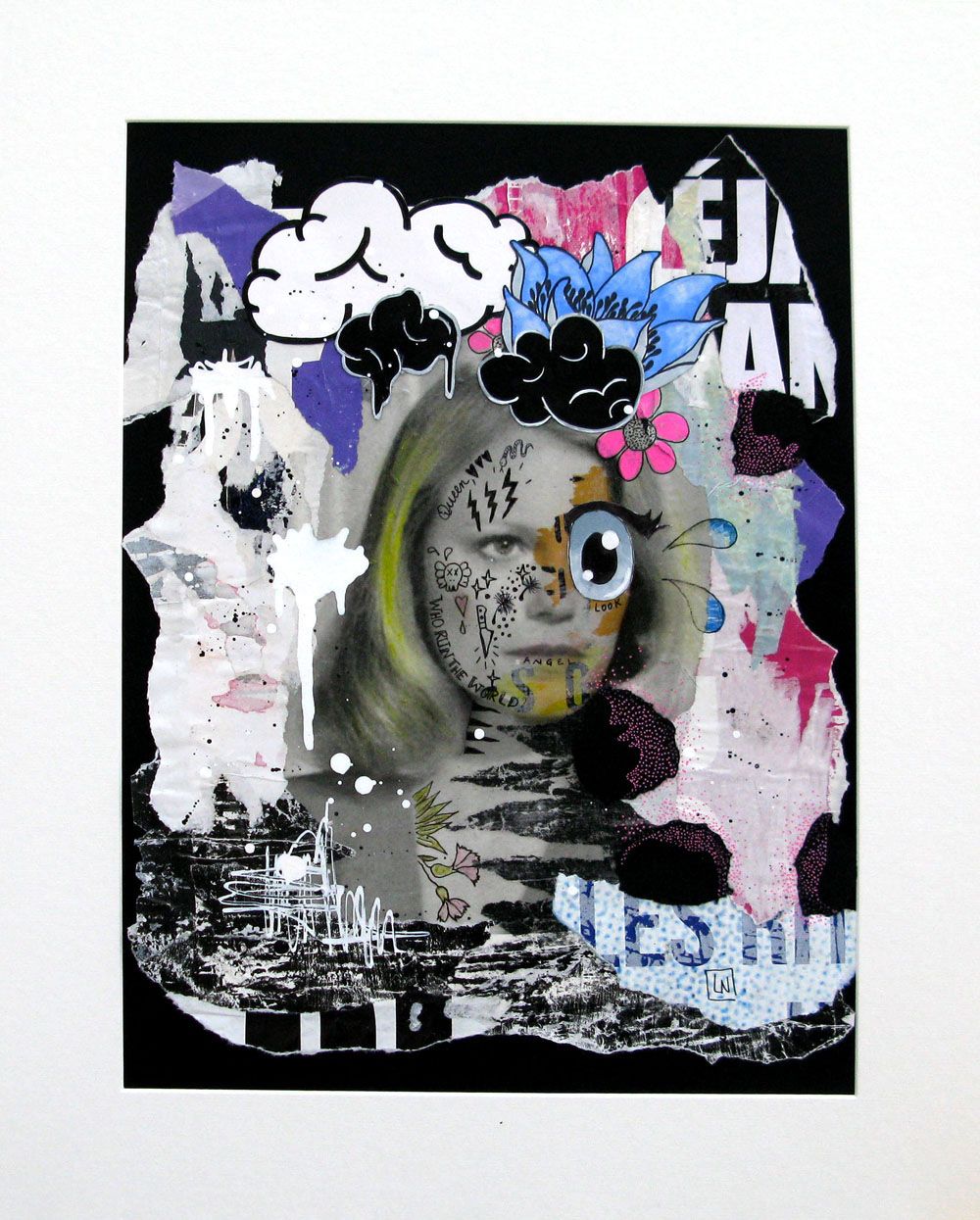 Dessin de LN LE PAPE a pour titre DROLE DE DAME style graphique dim : LN LE PAPEprix: