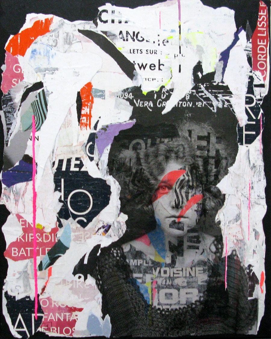 Tableau de LN LE PAPE a pour titre FAN DE KISS style graphique dim : LN LE PAPEprix: