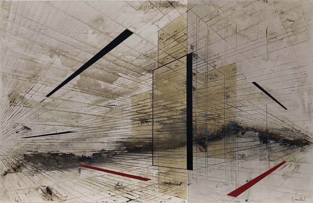 Tableau de LUDOVIC MERCHER a pour titre LIMIT style no dim : LUDOVIC MERCHERprix: