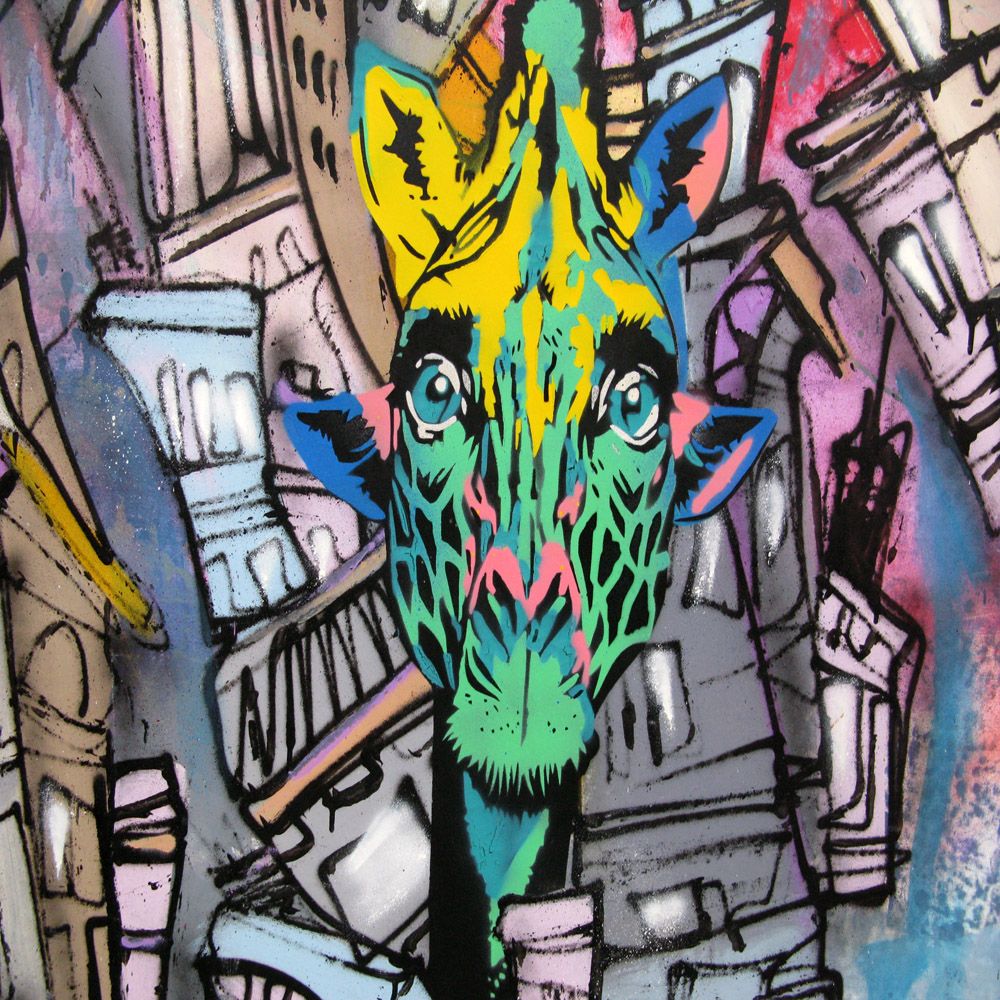 Tableau de Craig & Emer a pour titre La gigraf style street pop art dim : Craig & Emerprix:650