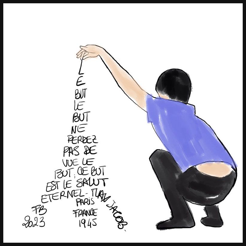 Editions d'art de FREDERIQUE BERTIN a pour titre La tour eiffel style figuratif dim : FREDERIQUE BERTINprix:30