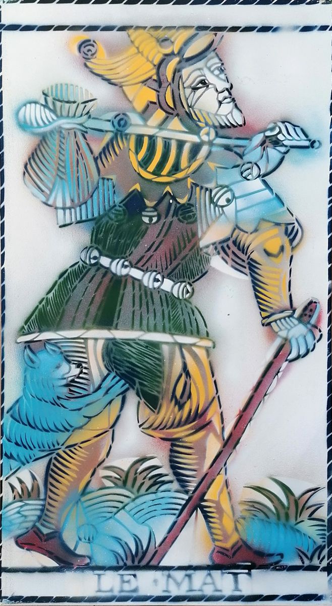 Tableau de ARTISTE OUVRIER a pour titre LE MAT style figuratif dim : ARTISTE OUVRIERprix:1800