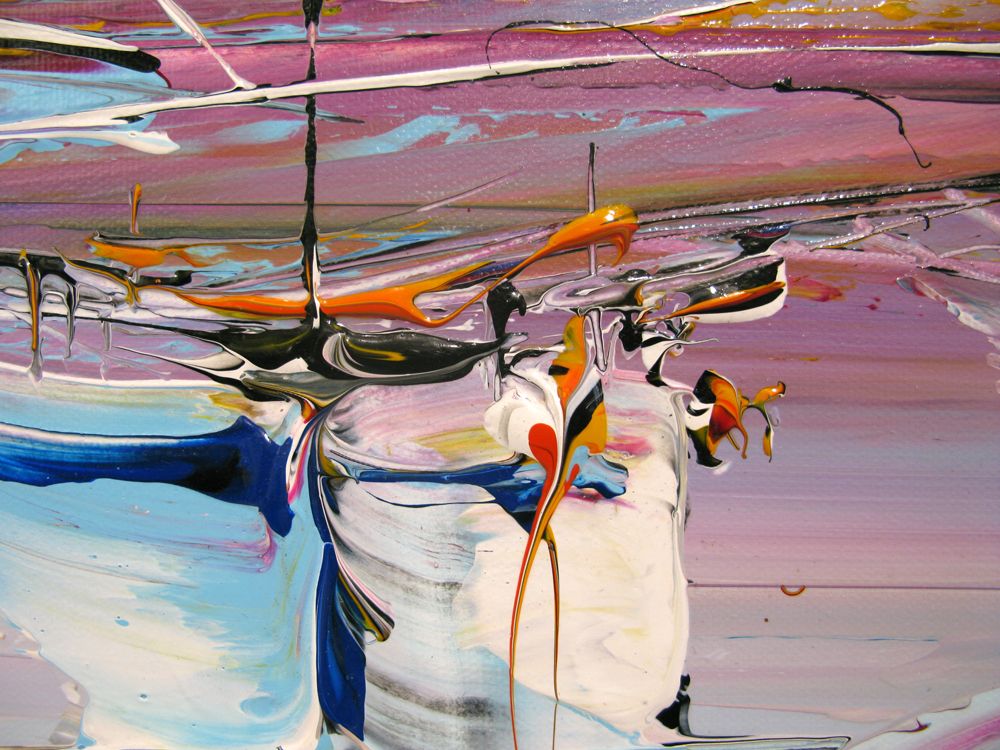 Tableau de F. BOUTET a pour titre MARINE ABSTRAITE 2025-105 style figuratif dim : F. BOUTETprix:900
