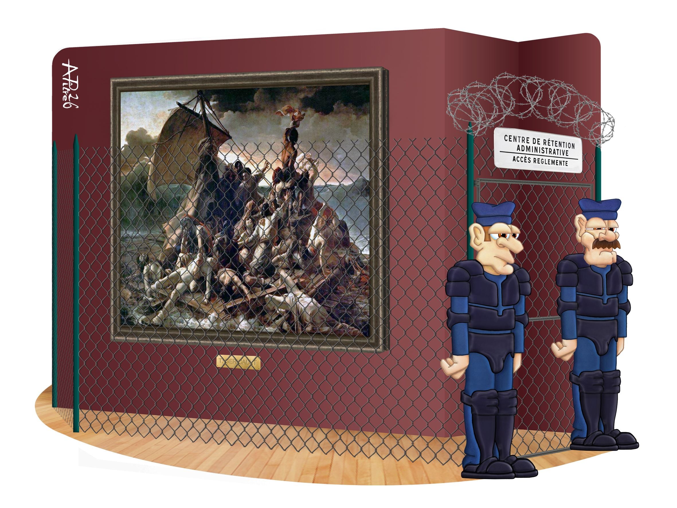 Editions d'art de L'ARTISTE PITRE a pour titre MEDUSE style figuratif, graphique dim : L'ARTISTE PITREprix:40