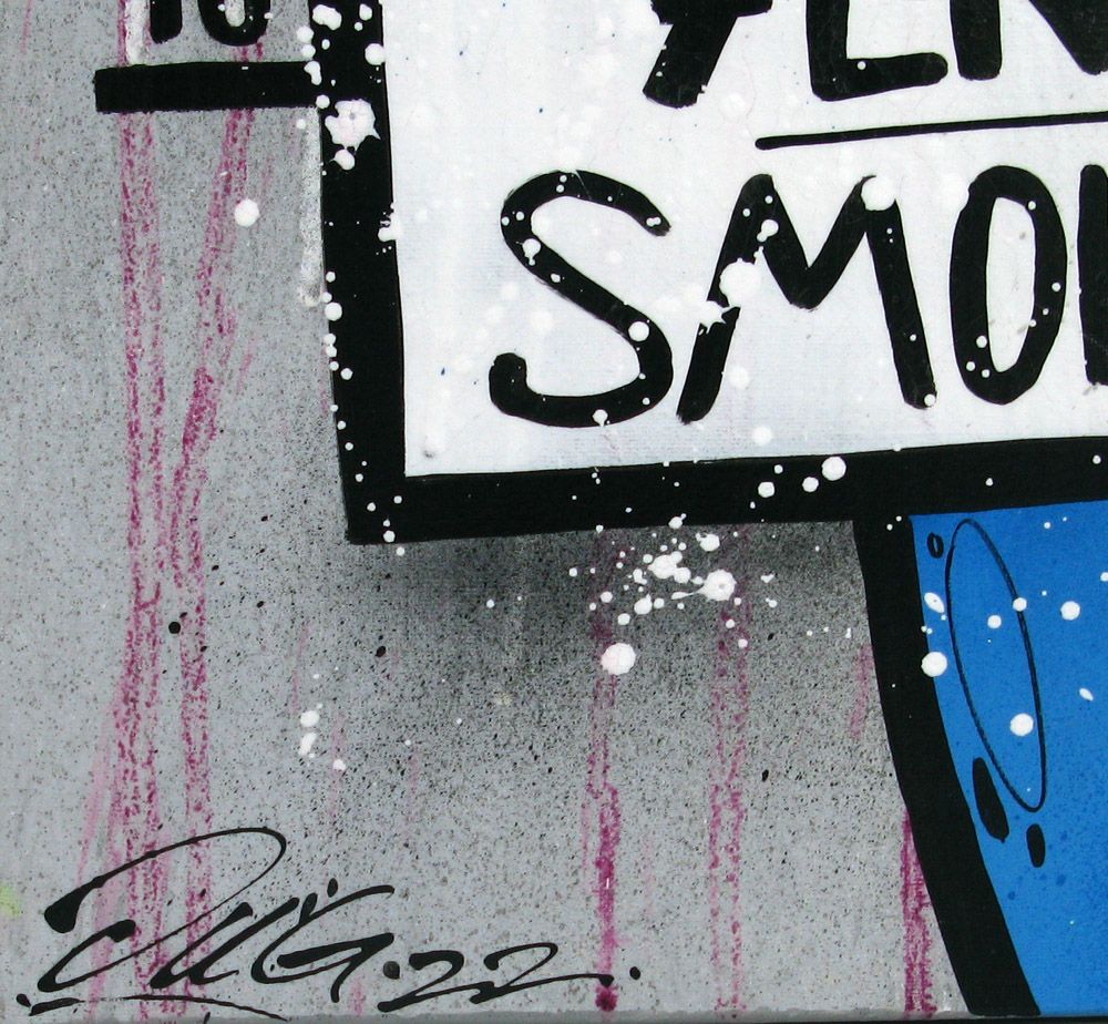 Tableau de JUG a pour titre MARIO & LUIGITON style street pop art dim : JUGprix:700