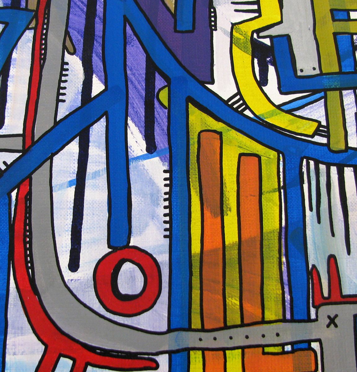 Tableau de TAREK a pour titre MASK #10 GEOMETRIK style graphique dim : TAREKprix:850