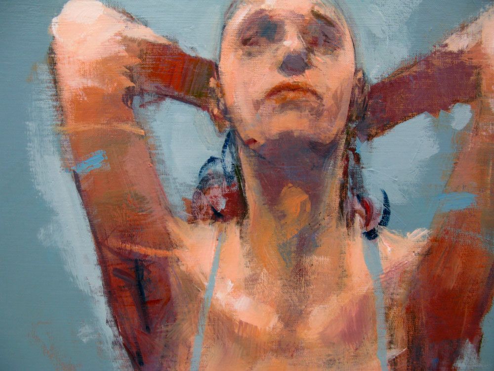 Tableau de MASSEBEUF Olivier a pour titre Them style figuratif dim : MASSEBEUF Olivierprix:1200