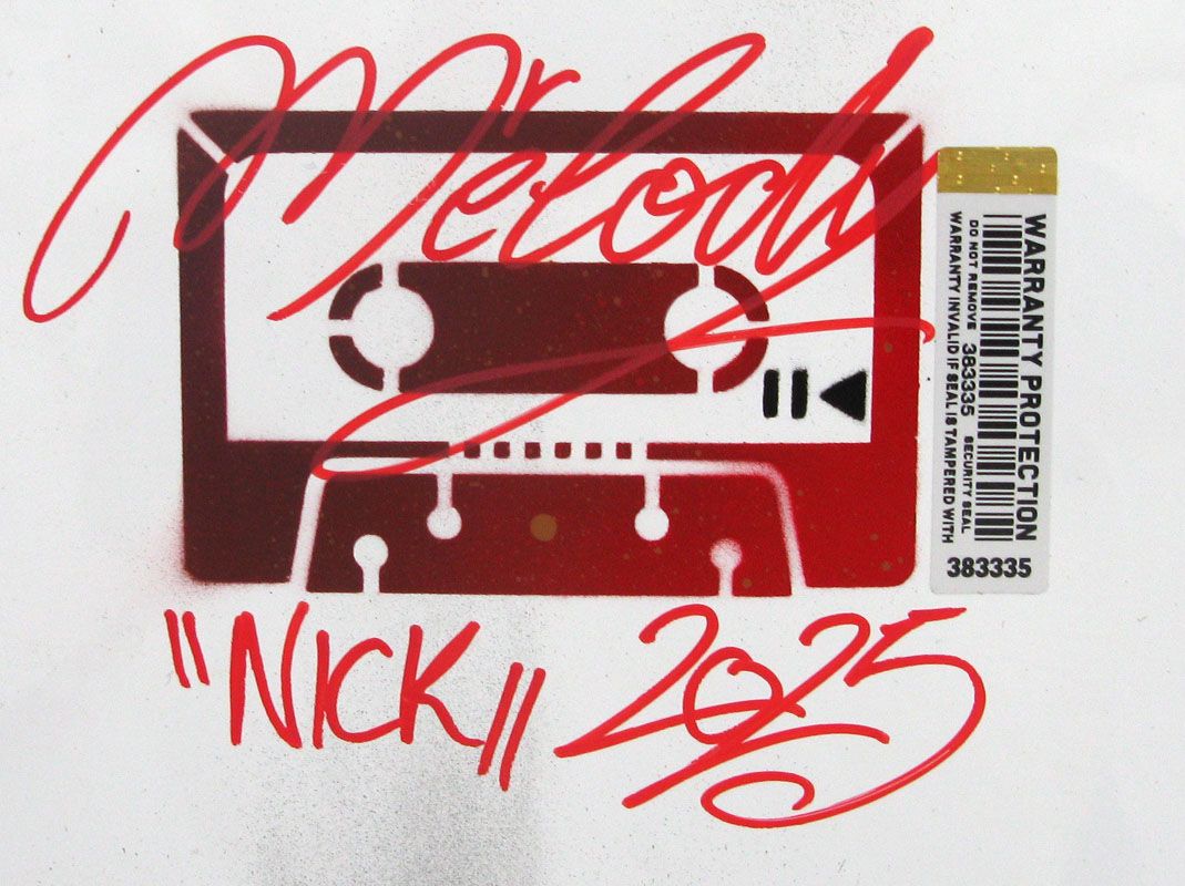 Tableau de MR MELODY a pour titre NICK style street pop art, street art dim : MR MELODYprix:400