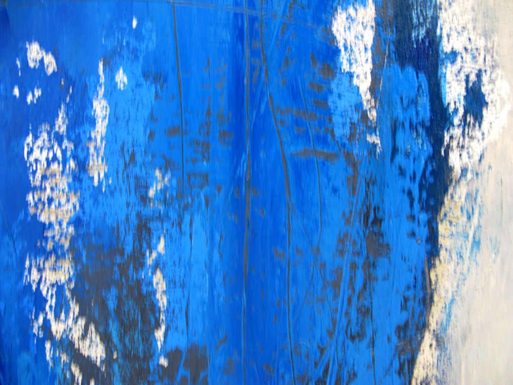 Tableau de TANIA CARRARA a pour titre Nuances Bleu-gris style abstrait dim : TANIA CARRARAprix:950