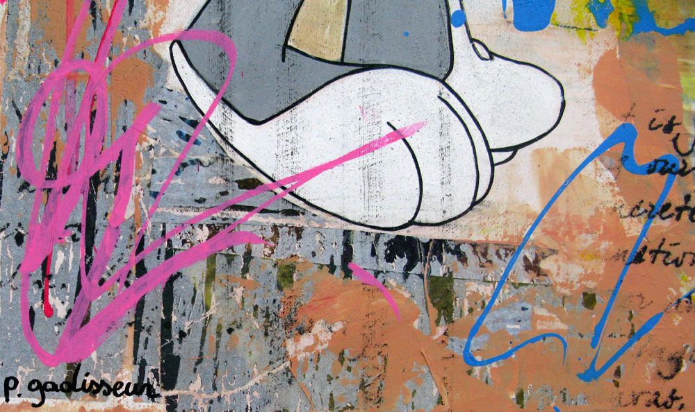 Tableau de PATRICIA GADISSEUR a pour titre GILDA style street pop art dim : PATRICIA GADISSEURprix: