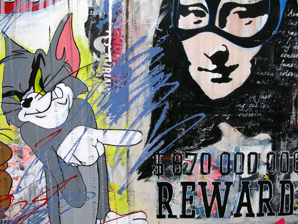 Tableau de PATRICIA GADISSEUR a pour titre WANTED style graphique dim : PATRICIA GADISSEURprix: