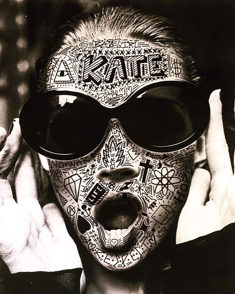 Photo de RS ARTIST a pour titre KATE style street pop art dim : RS ARTISTprix:60