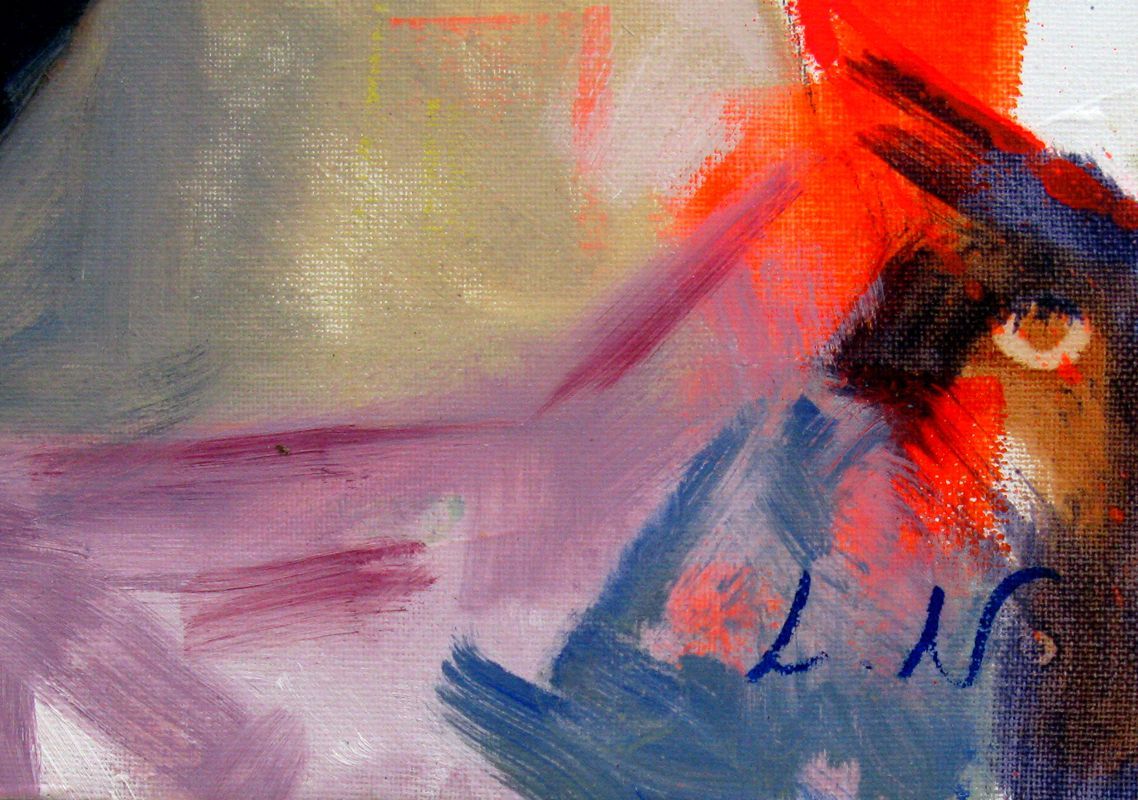 Tableau de NAWEL AUBERT a pour titre Flash style figuratif dim : NAWEL AUBERTprix:500