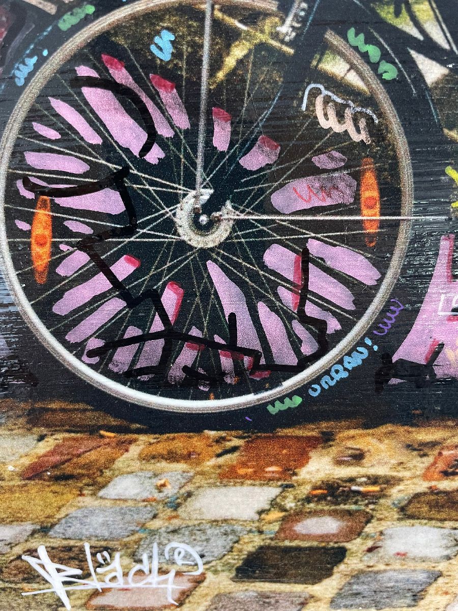 Tableau de BLACH a pour titre Paris 3PAC style street art dim : BLACHprix:350