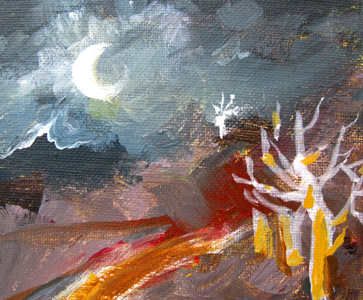 Tableau de IVAN TZONEV a pour titre La route-4 style figuratif dim : IVAN TZONEVprix:80