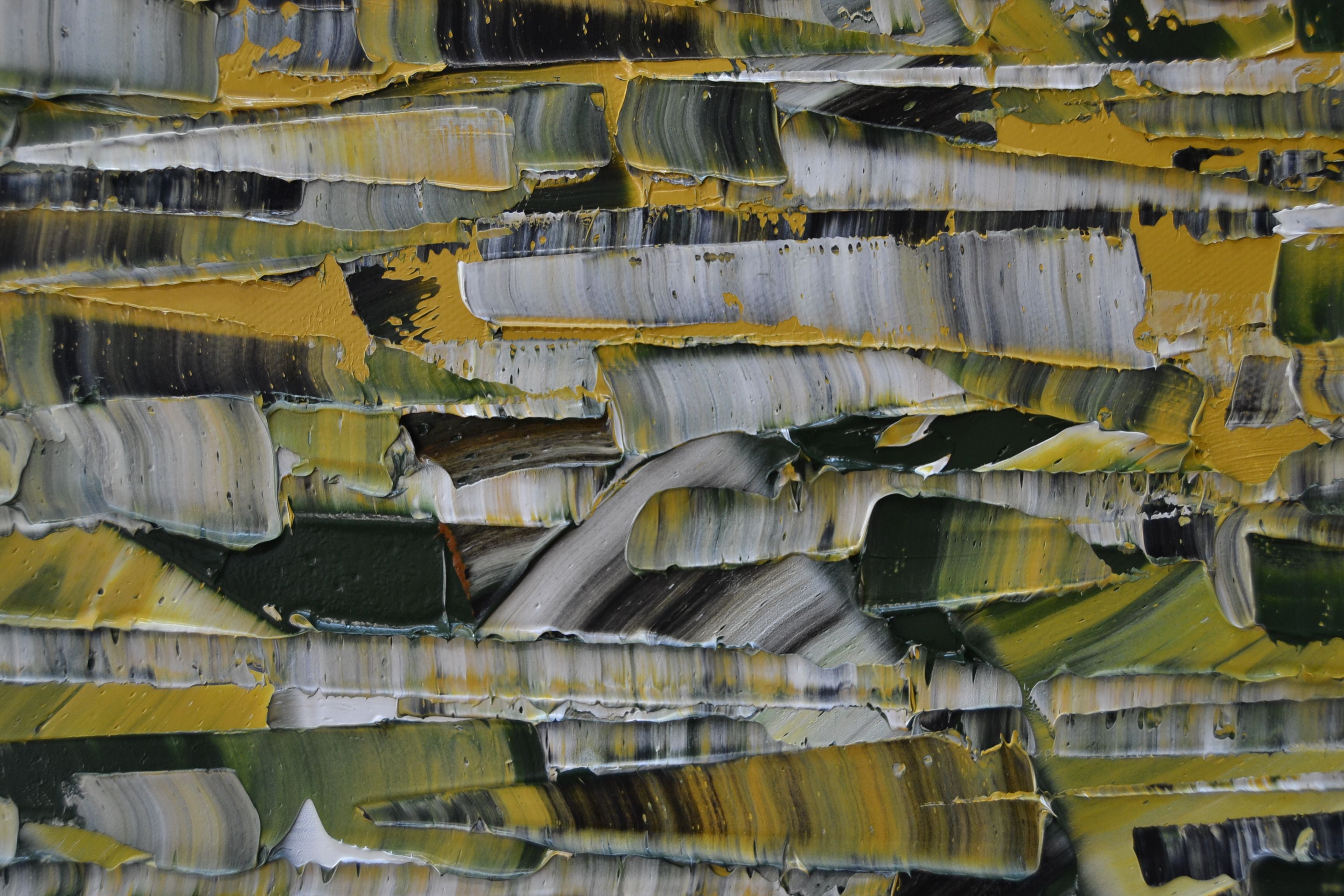 Tableau de ALAIN BECANNE a pour titre Peinture abstraite 04-2024-35 style abstrait dim : ALAIN BECANNEprix:850