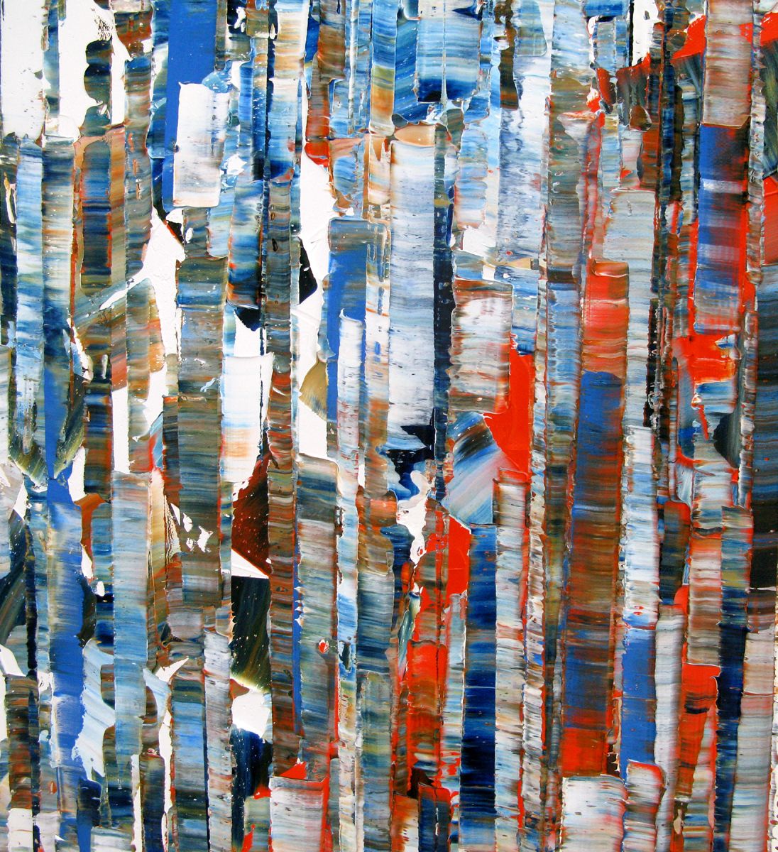 Tableau de ALAIN BECANNE a pour titre Peinture abstraite 08-2025-47 style abstrait dim : ALAIN BECANNEprix:750