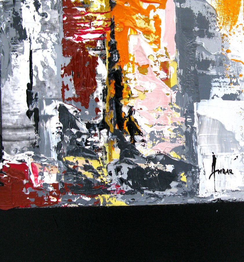 Tableau de FARID AMRAR a pour titre Pergola style abstrait dim : FARID AMRARprix:700