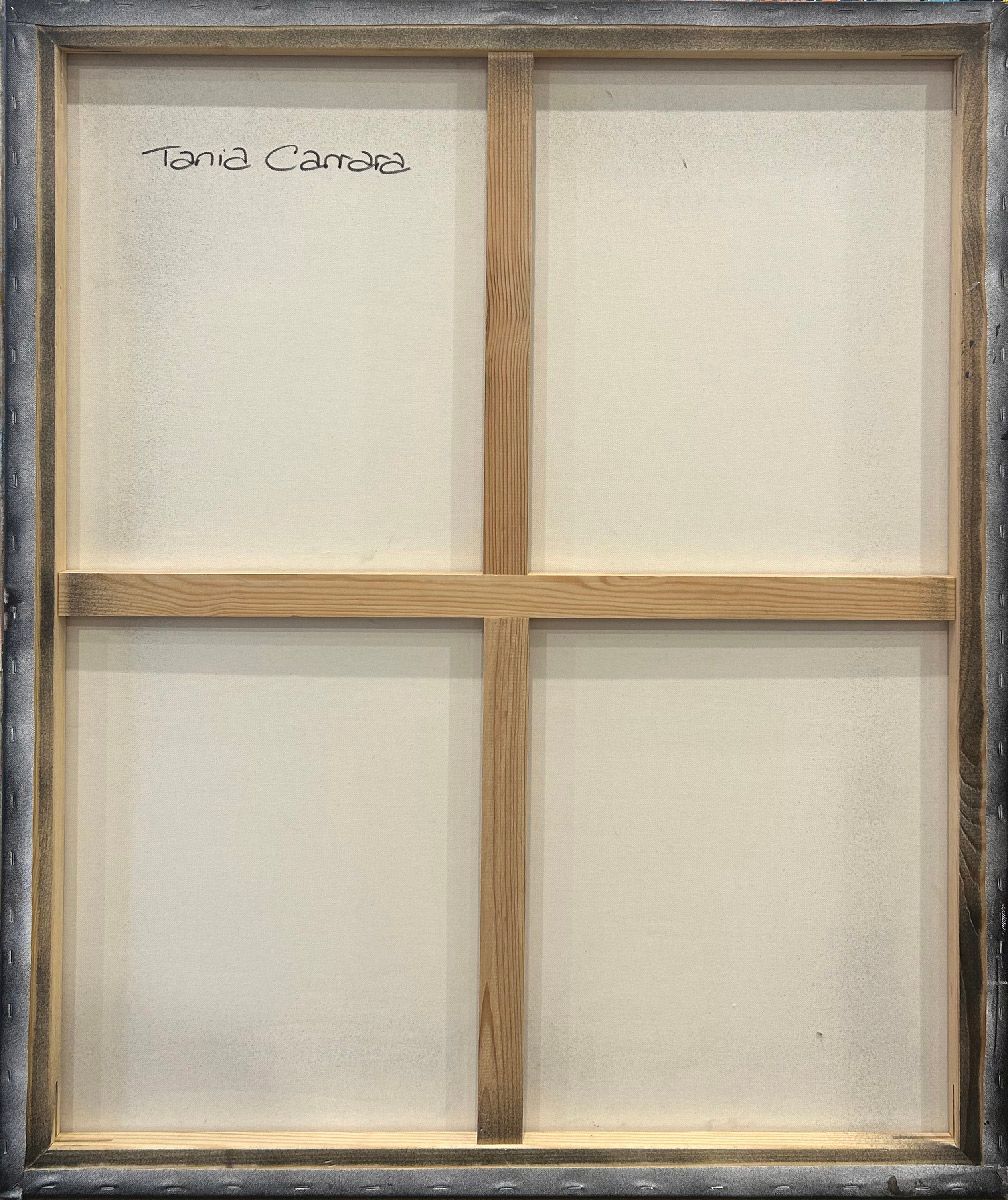 Tableau de TANIA CARRARA a pour titre Nuances de nacre style abstrait dim : TANIA CARRARAprix:950