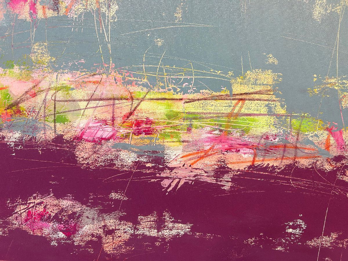 Tableau de TANIA CARRARA a pour titre Nuances de Provence style abstrait dim : TANIA CARRARAprix:950