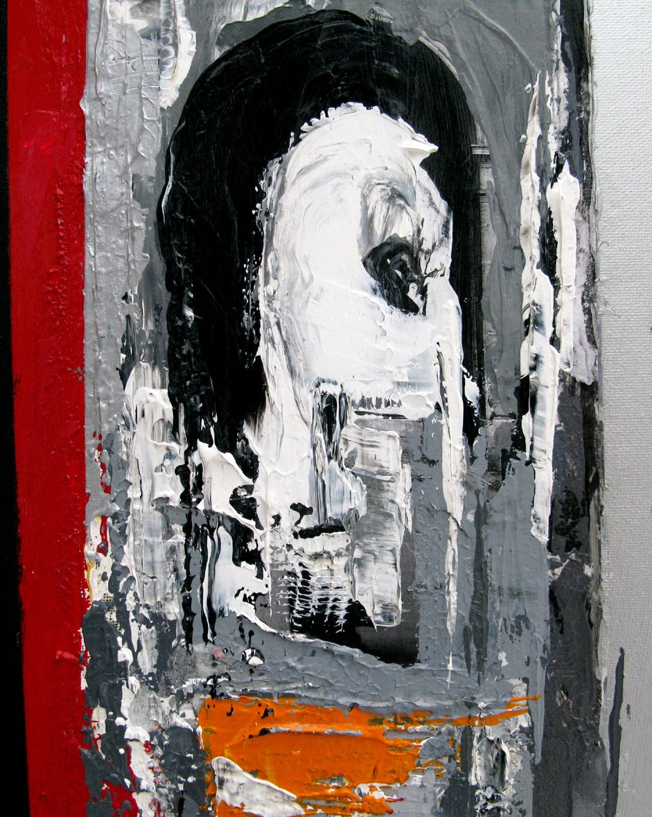 Tableau de FARID AMRAR a pour titre La Contraction style abstrait dim : FARID AMRARprix:240
