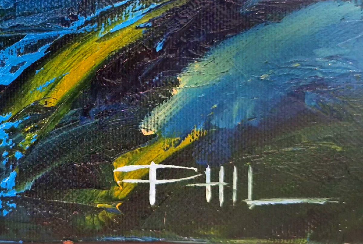 Tableau de PHIL a pour titre Meditation style figuratif dim : PHILprix:450