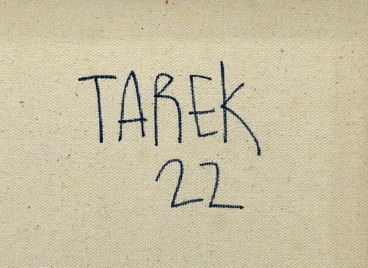 Tableau de TAREK a pour titre Geometric style street art dim : TAREKprix:250