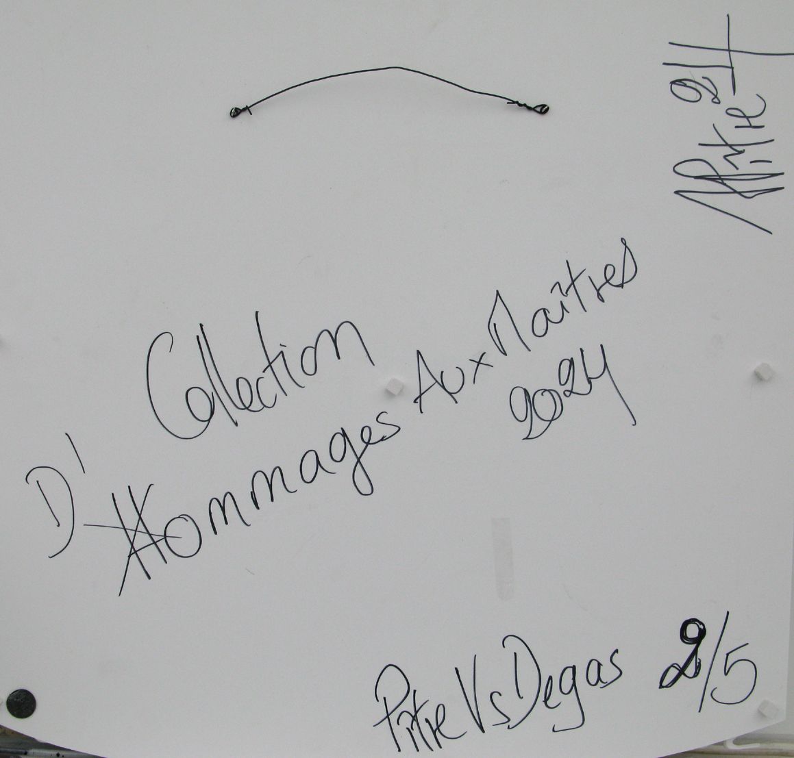 Tableau de L'ARTISTE PITRE a pour titre Pitre Vs Degas style figuratif, graphique dim : L'ARTISTE PITREprix:600