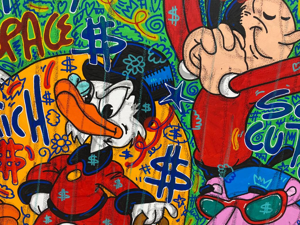Tableau de RICO SAB a pour titre 1000 $ style street pop art dim : RICO SABprix:950