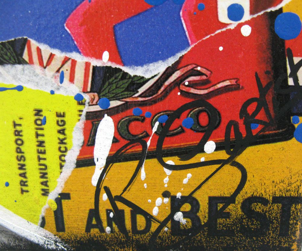 Tableau de RS ARTIST a pour titre WHOA! style street pop art dim : RS ARTISTprix: