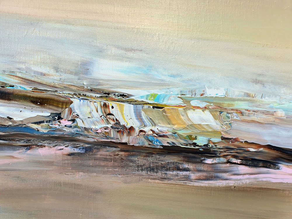 Tableau de RUELLE NICOLAS a pour titre DREAMSCAPE style abstrait dim : RUELLE NICOLASprix:800