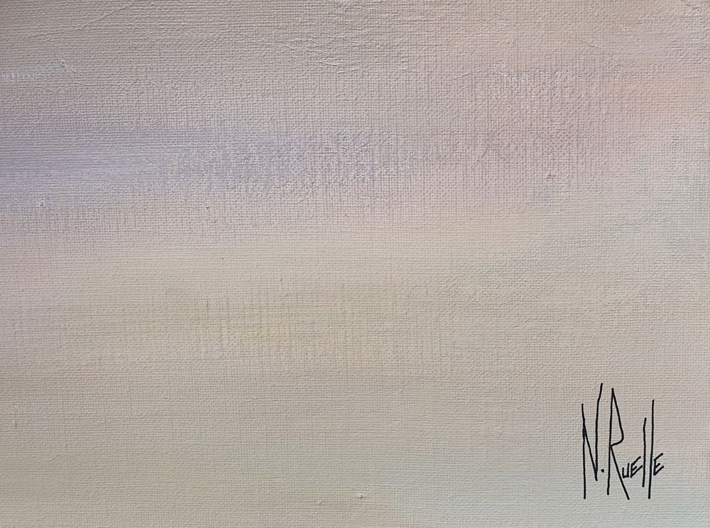 Tableau de RUELLE NICOLAS a pour titre PENSEE style abstrait dim : RUELLE NICOLASprix:1200