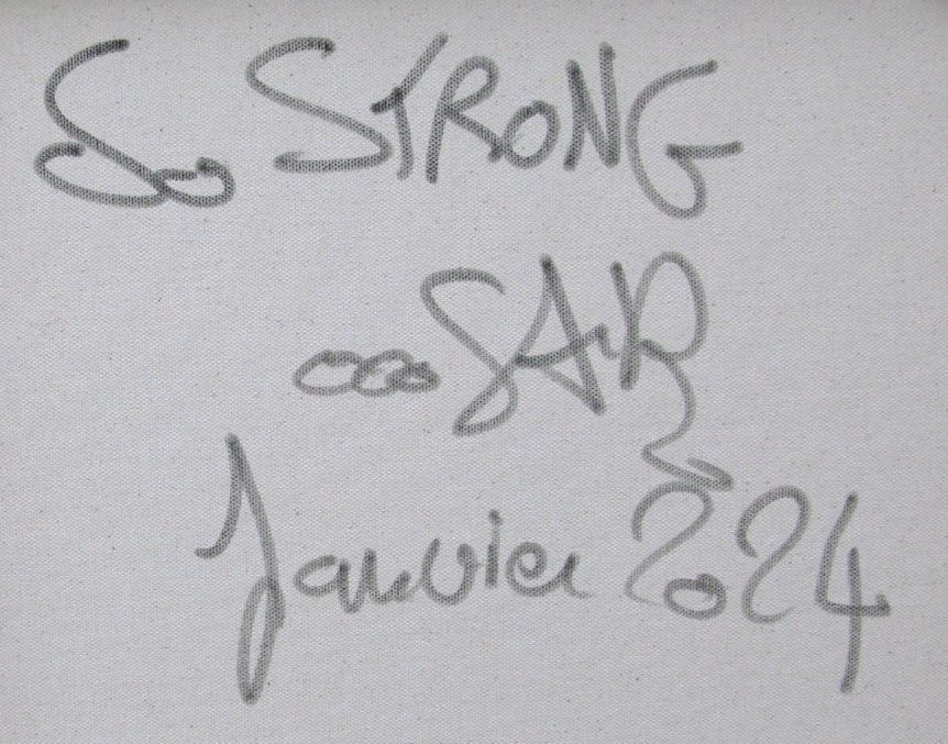 Tableau de RICO SAB a pour titre So strong style street pop art, street art dim : RICO SABprix:600