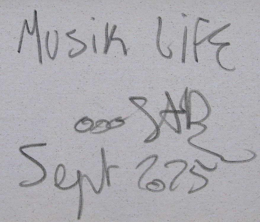 Tableau de RICO SAB a pour titre Musik life style street pop art, street art dim : RICO SABprix:290