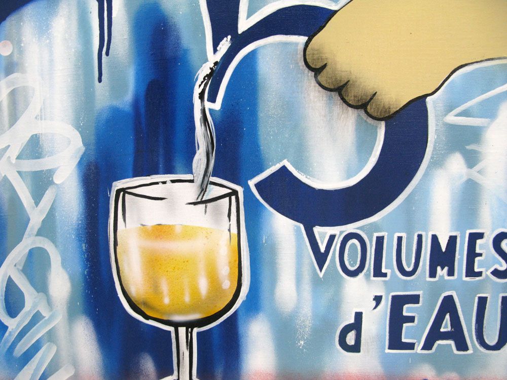 Tableau de JUG a pour titre RIKAR style street pop art dim : JUGprix:700