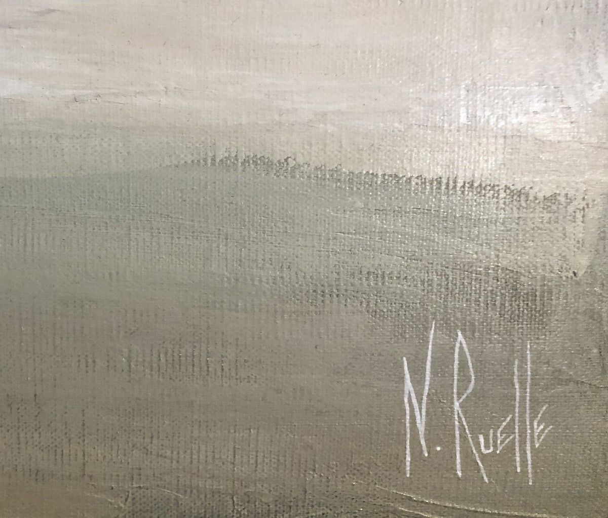 Tableau de RUELLE NICOLAS a pour titre RIVAGES style abstrait dim : RUELLE NICOLASprix:1200