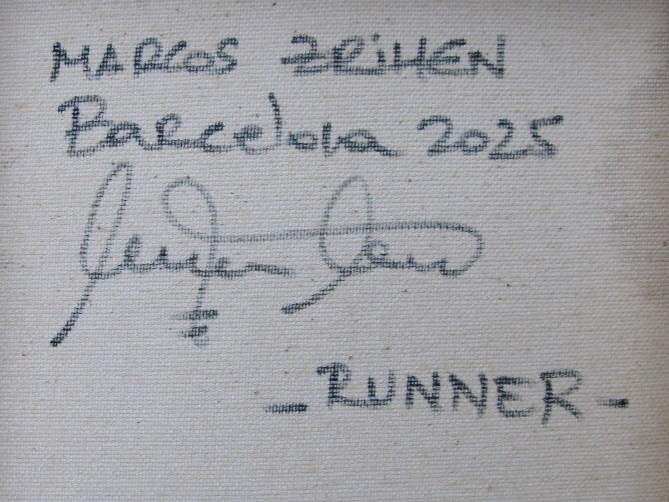 Tableau de MARCOS ZRIHEN NOWOTNY a pour titre Runner - Barcelona 2025 style figuratif dim : MARCOS ZRIHEN NOWOTNYprix:80