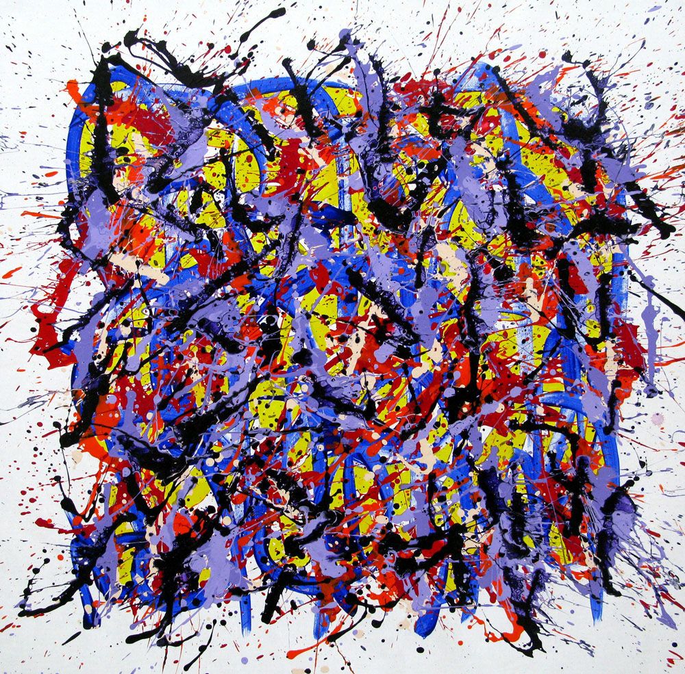 Tableau de STEPHANE RIME a pour titre noname n° B72 style abstrait dim : STEPHANE RIMEprix:850