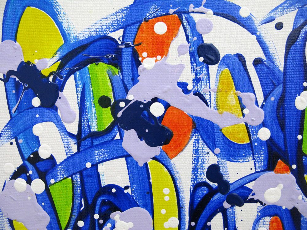 Tableau de STEPHANE RIME a pour titre NO NAME D14 style abstrait dim : STEPHANE RIMEprix:160