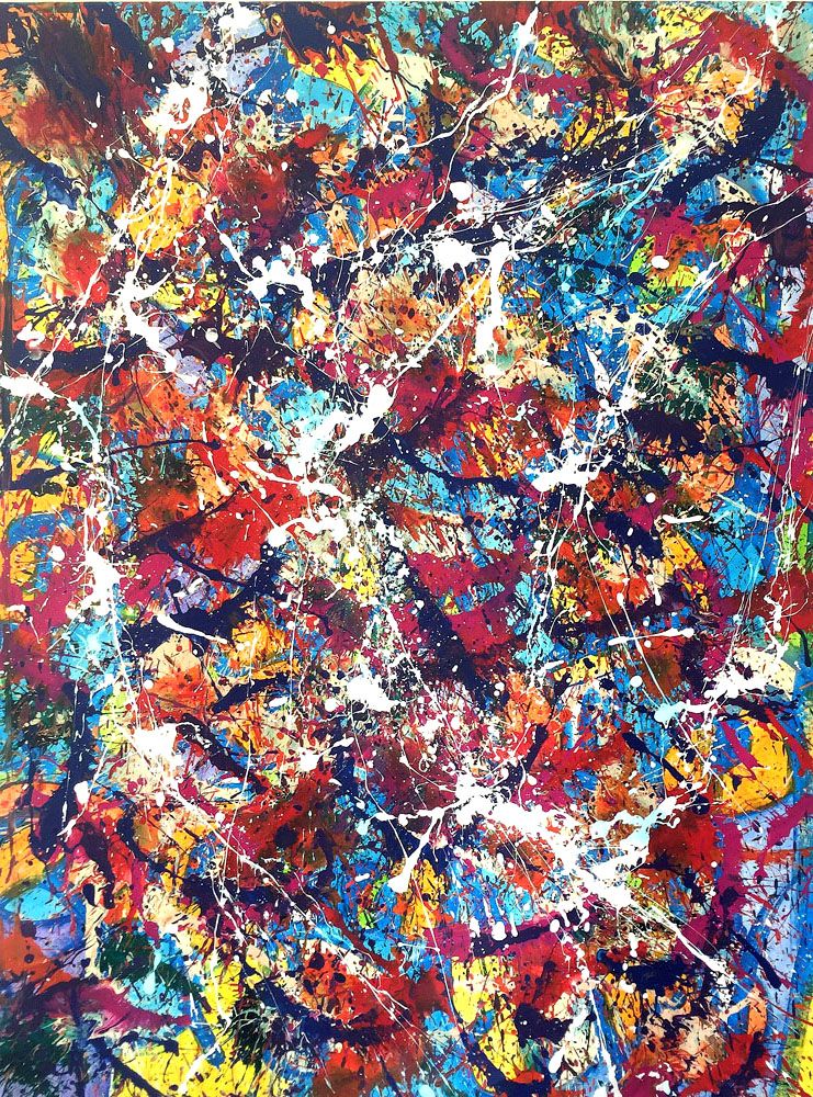 Tableau de STEPHANE RIME a pour titre NONAME N°15 2020 style abstrait dim : STEPHANE RIMEprix:1350