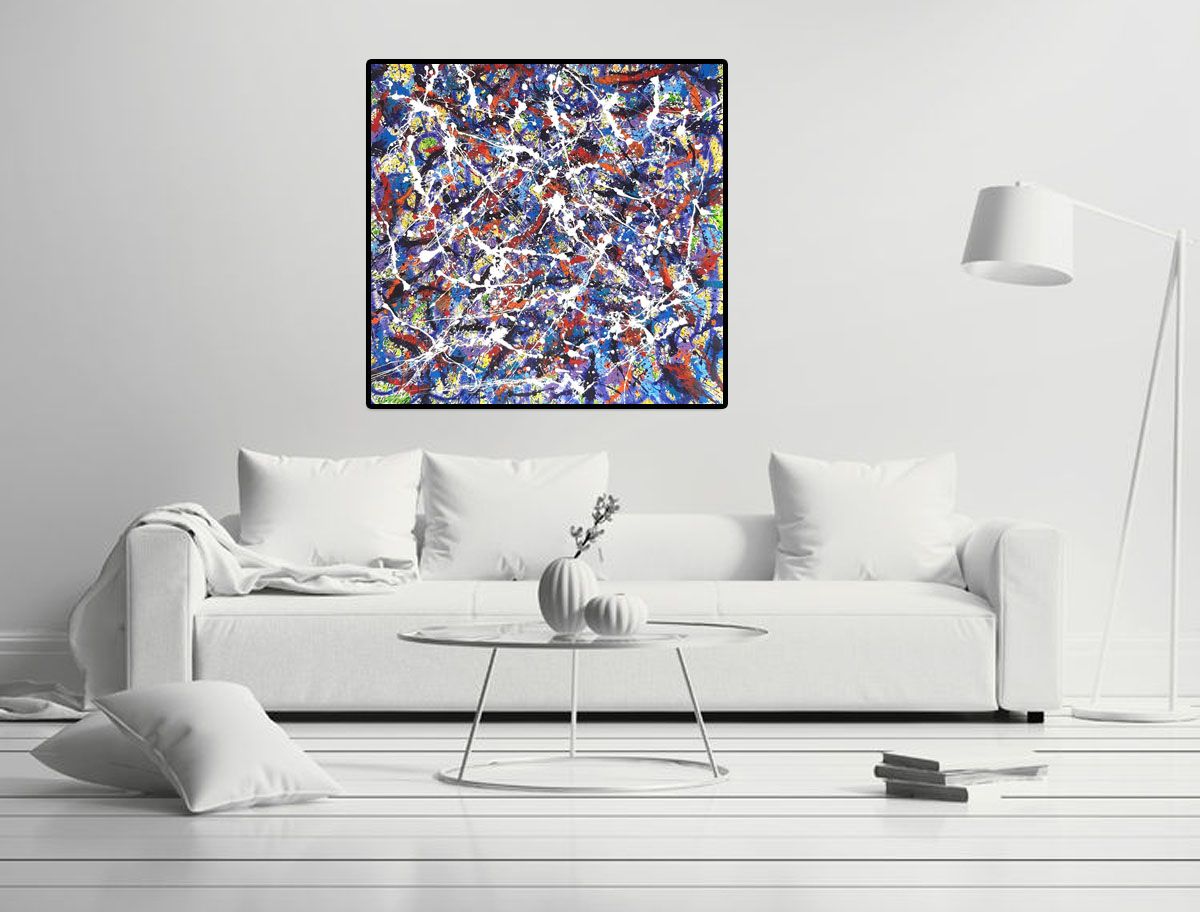Tableau de STEPHANE RIME a pour titre NONAME B11 style abstrait dim : STEPHANE RIMEprix: