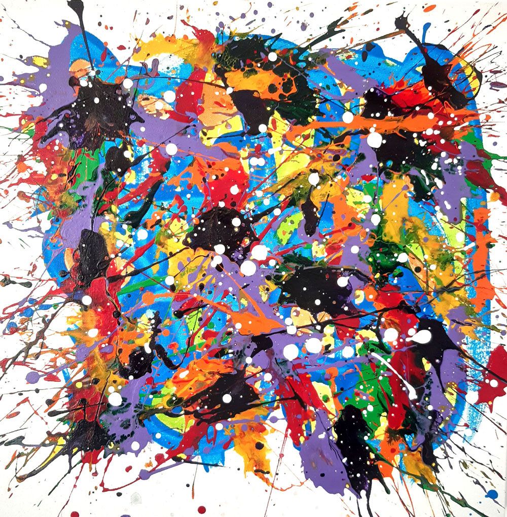 Tableau de STEPHANE RIME a pour titre NONAME B33 style abstrait dim : STEPHANE RIMEprix:
