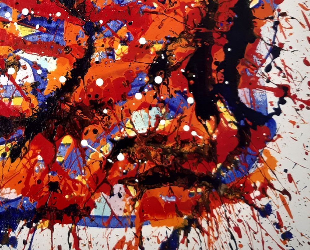 Tableau de STEPHANE RIME a pour titre noname n°B35 style abstrait dim : STEPHANE RIMEprix:250