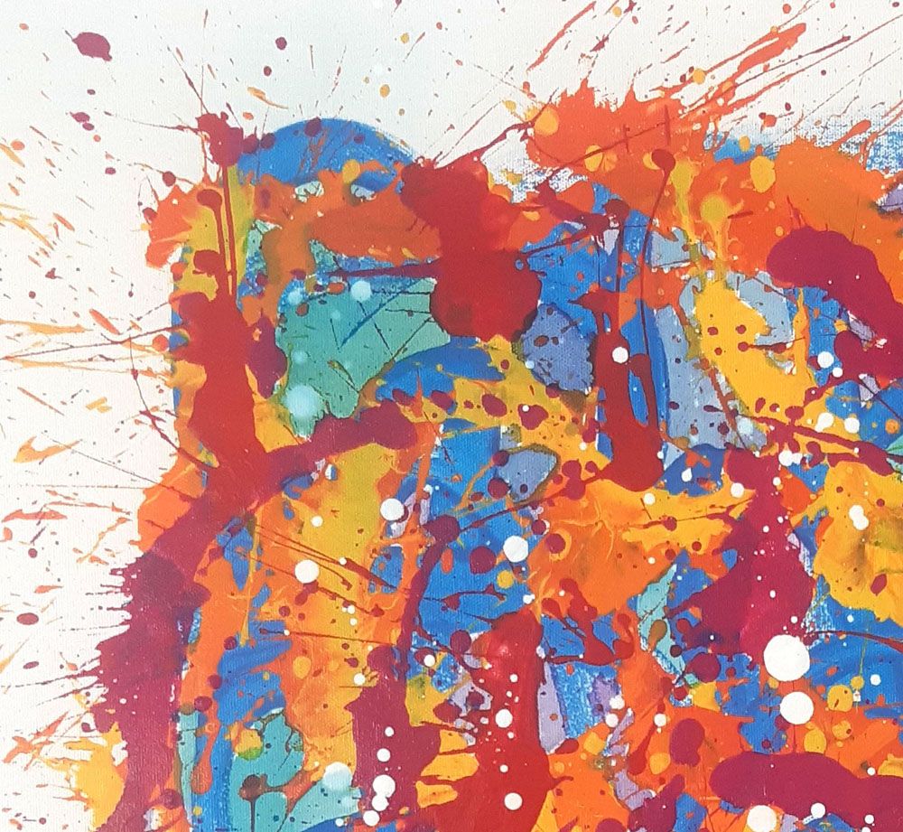 Tableau de STEPHANE RIME a pour titre NONAME N°B53 style abstrait dim : STEPHANE RIMEprix:250